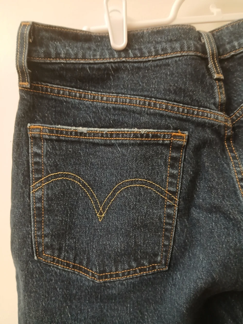 Levi's 501 Womans Original Cropped  Fit  Jeans - Dark Blue